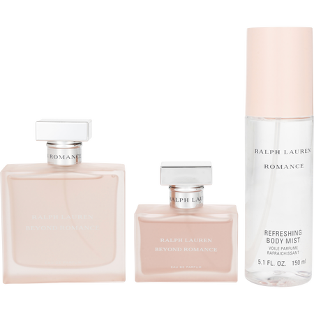 Ralph Lauren Beyond Romance Eau de parfum spray 3.4 oz & Eau de parfum spray 1.7 oz & BODY MIST 5.1 oz for women