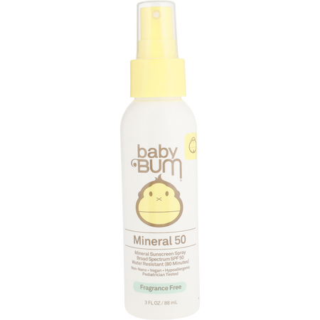 Sun Bum by Sun Bum Baby Bum Mineral Sunscreen Spray SPF 50 -88ml/3OZ for unisex