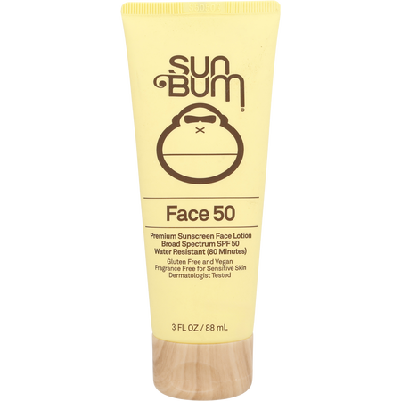 Sun Bum by Sun Bum Face 50 Premium Sunscreen Face Lotion SPF 50 -88ml/3OZ for unisex