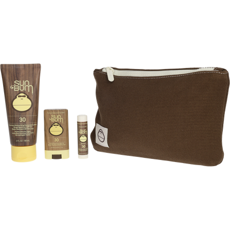 Sun Bum by Sun Bum Road Tripper Kit: Premium Moisturizing Sunscreen Lotion SPF 30 88ml + Premium Sunscreen Face Stick SPF 30 13g + Sunscreen Lip Balm Coconut 4.25g -3pcs for unisex