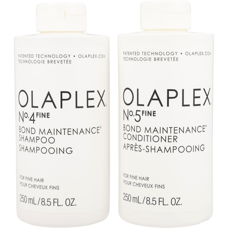 Olaplex by Olaplex #4 FINE BOND MAINTENANCE SHAMPOO 8.5 oz & #5 FINE BOND MAINTENANCE CONDITIONER 8.5 oz for unisex