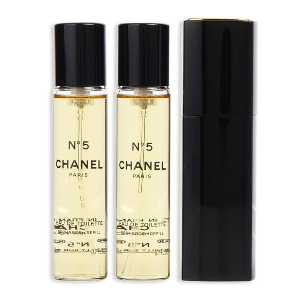 Chanel #5 by Chanel, Eau De Toilette Spray Refillable 0.7 oz & Two Eau De Toilette Refills 0.7 oz Each, image 2 of 2