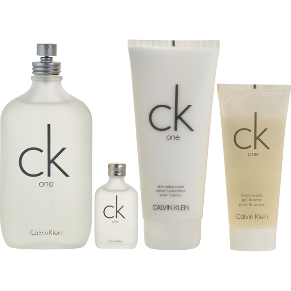 Ck One by Calvin Klein, Eau De Toilette Spray 6.7 oz & Body Lotion 6.7 oz & Body Wash 3.4 oz & Eau De Toilette Spray 0.5 oz Mini, image 2 of 2