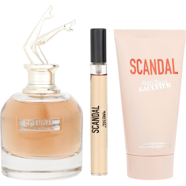 Jean Paul Gaultier Scandal by Jean Paul Gaultier, Eau De Parfum Spray 2.7 oz & Body Lotion 2.5 oz & Eau De Parfum Spray 0.34 oz Mini, image 2 of 2