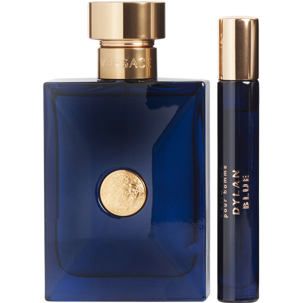 Versace Dylan Blue by Gianni Versace, Eau De Toilette Spray 3.4 oz & Eau De Toilette Spray 0.33 oz Mini & Bag, image 2 of 2