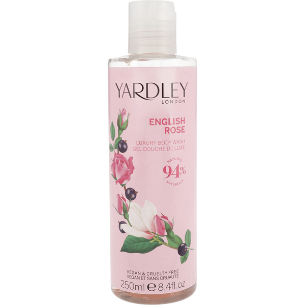 Yardley English Rose by Yardley, Body Wash 8.4 oz, image 2 of 2