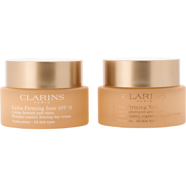 Clarins by Clarins, Extra-Firming Partners Set: Extra Firming Day Cream Spf15 + Extra Firming Nuit 2x50ml/1.7oz