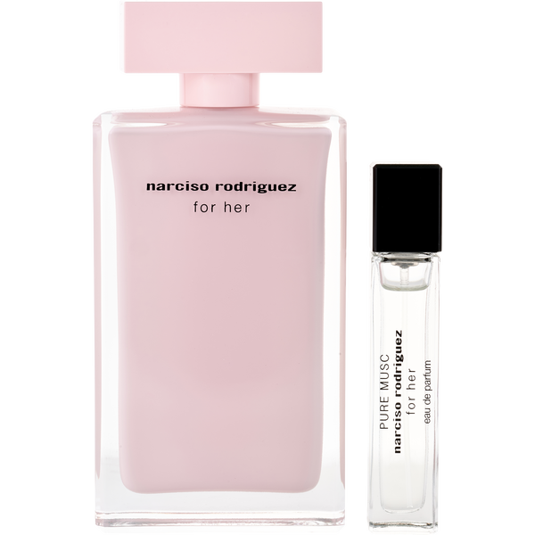 Narciso Rodriguez by Narciso Rodriguez, Eau De Parfum Spray 3.4 oz & Pure Musc Eau De Parfum Spray 0.33 oz Mini, image 2 of 2