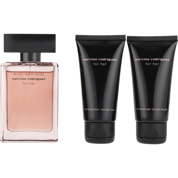 Narciso Rodriguez Musc Noir Rose by Narciso Rodriguez, Eau De Parfum Spray 1.6 oz & Body Lotion 1.6 oz & Shower Gel 1.6 oz, image 2 of 2