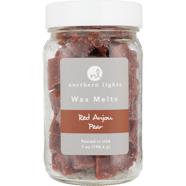 Red Anjou Pear by Northern Lights, Simmering Fragrance Chips - Jar Containing 100 Melts 7 oz