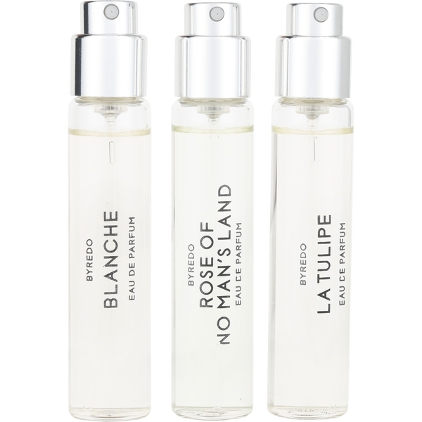 Byredo Variety by Byredo, 3 Piece Vairety Set With La Tulipe & Blanche & Rose Of No Mans Land And All Are Eau De Parfum Spray 0.41 oz Mini, image 2 of 2