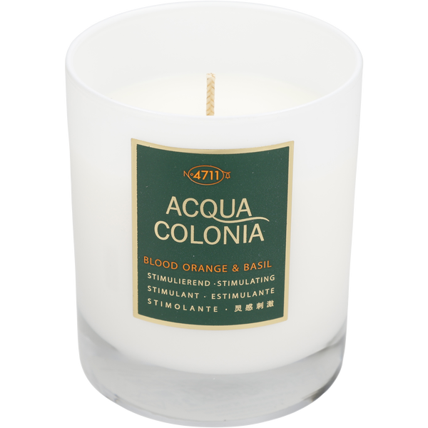 4711 Acqua Colonia Blood Orange & Basil by 4711, Scented Candle 6.3 oz