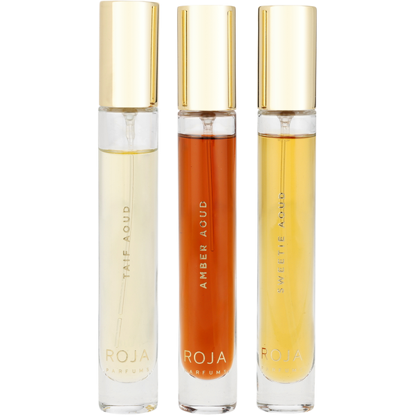 Roja Variety by Roja Dove, 3 Piece Variety With Amber Aoud & Roja Taif Aoud & Roja Sweetie Aoud And All Are Eau De Parfum Spray 0.34 oz Minis, image 2 of 2