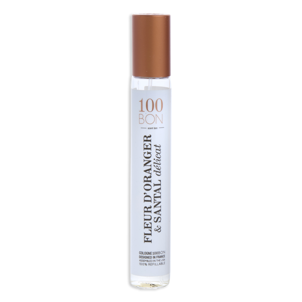 100bon Fleur d'Oranger & Santal by 100bon, Eau De Cologne Refillable Spray 0.5 oz, image 2 of 2