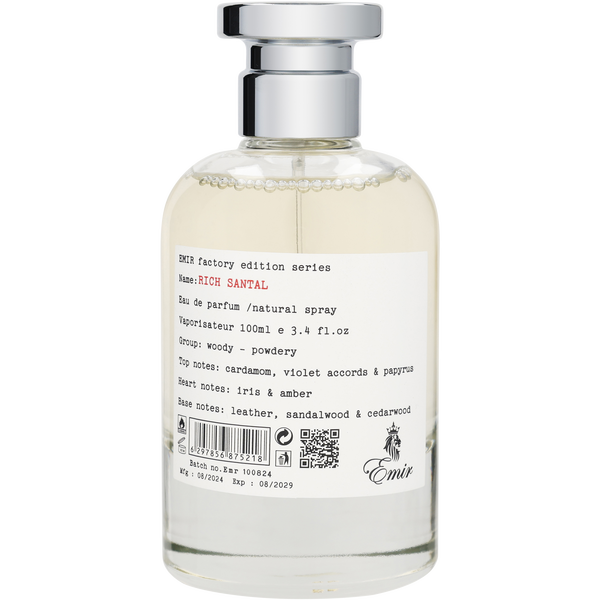 Emir Rich Santal by Emir, Eau De Parfum Spray (Factory Edition) 3.4 oz, image 2 of 2