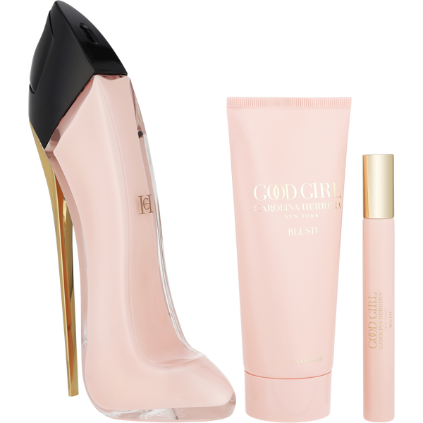 Ch Good Girl Blush by Carolina Herrera, Eau De Parfum Spray 2.7 oz & Body Lotion 3.4 oz & Eau De Parfum Spray 0.34 oz Mini, image 2 of 2