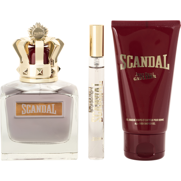 Jean Paul Gaultier Scandal Pour Homme by Jean Paul Gaultier, Eau De Toilette Spray 3.4 oz & Shower Gel 2.5 oz & Eau De Toilette Spray 0.33 oz Mini, image 2 of 2