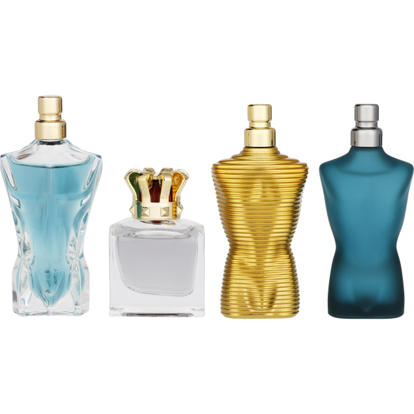 Jean Paul Gaultier Variety by Jean Paul Gaultier, 4 Piece Mini Variety With Jean Paul Gaultier & Scandal Eau De Toilette & Le Male Elixir Parfum & Le Beau Eau De Toilette And All Are 0.24 oz Minis, image 2 of 2
