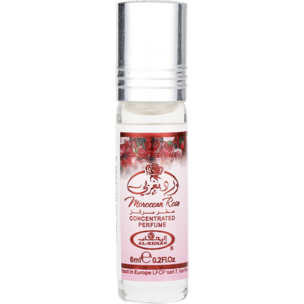 Al Rehab Moroccan Rose by Al Rehab, Concentrated Perfume Roll On Oil 0.2 oz, image 2 of 2
