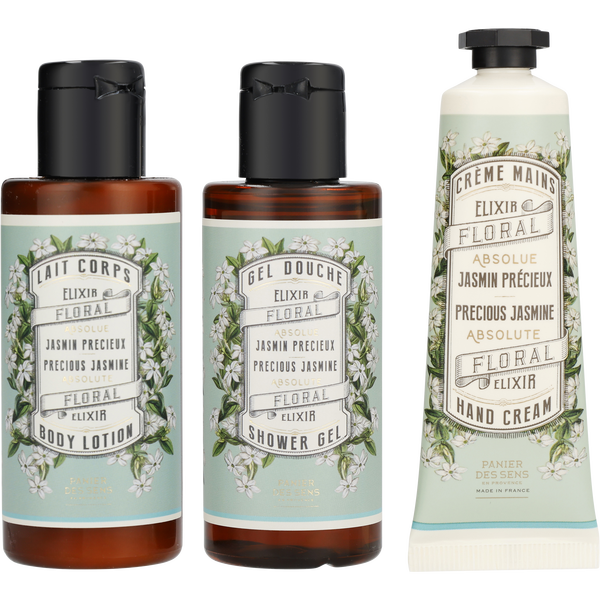 Panier Des Sens Precious Jasmine by Panier Des Sens, Week-End Shower Gel 2.5 oz & Body Milk 2.5 oz & Hand Cream 1 Iz, image 2 of 2