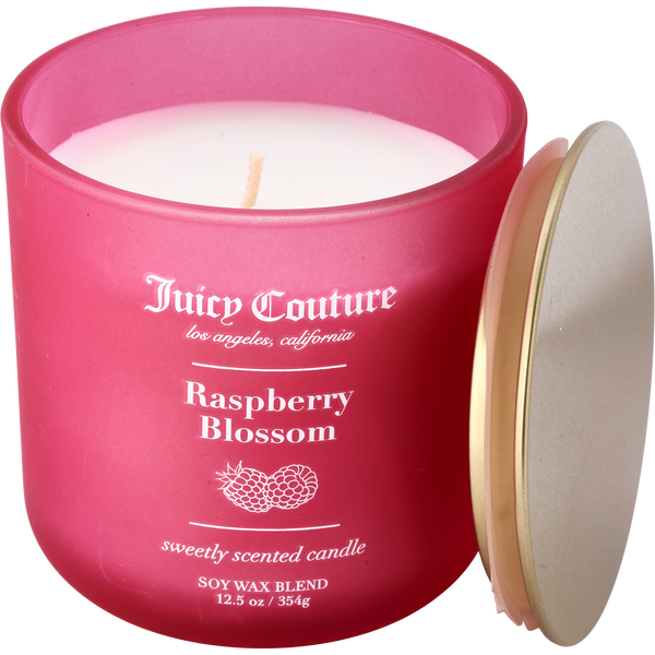 Juicy Couture Raspberry Blossom by Juicy Couture, Candle 12.5 oz