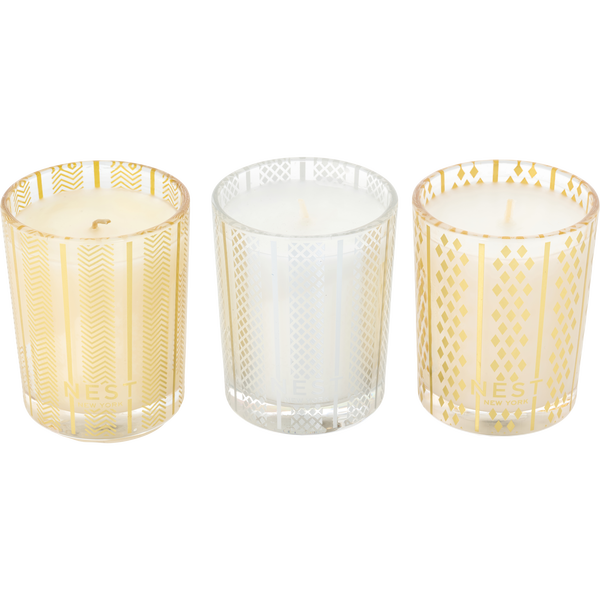 Nest Variety by Nest, Set: Votive Trio: Holiday & Birchwood Pine & Winter Chai 3x 2 oz