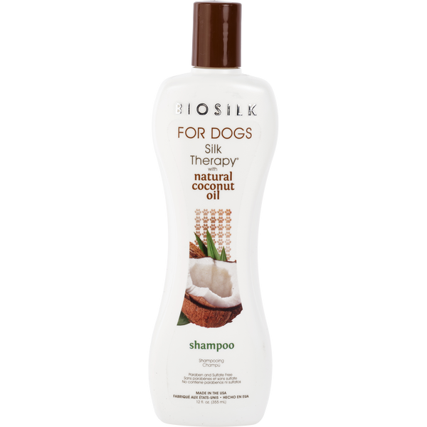 Biosilk For Dogs by Biosilk, Silk Therapy Organic Coconut Oil Shampoo 12 oz