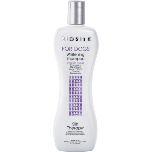 Biosilk For Dogs by Biosilk, Whitening Shampoo 12 oz