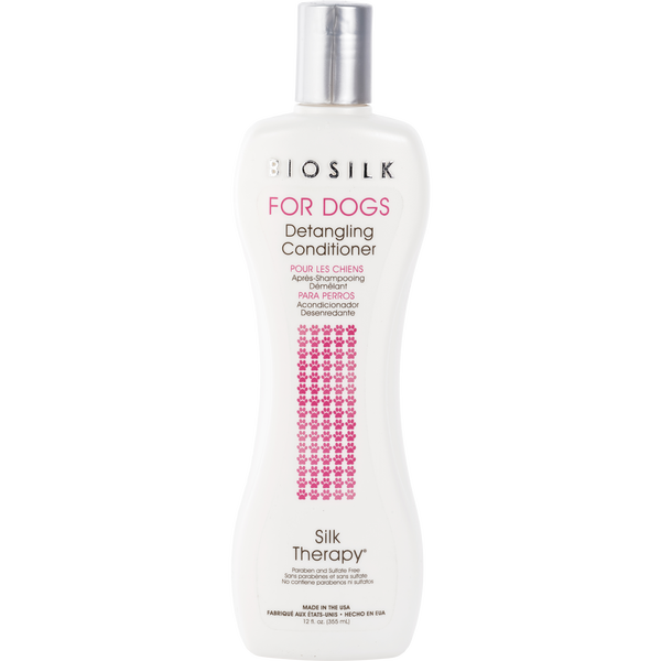 Biosilk For Dogs by Biosilk, Silk Therapy Detangling Conditioner 12 oz