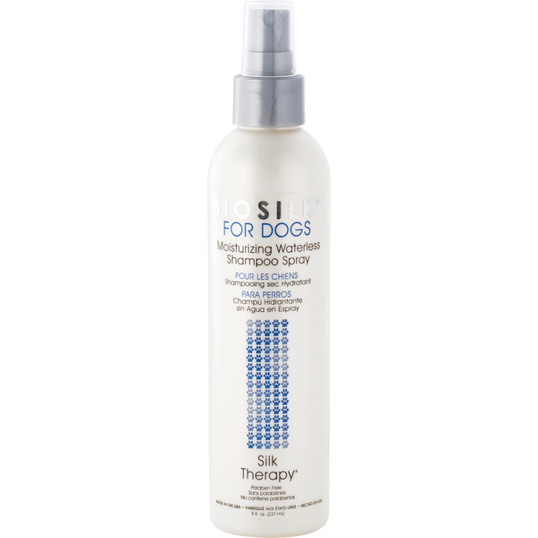 Biosilk For Dogs by Biosilk, Moisturizing Waterless Shampoo Spray 8 oz