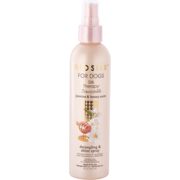 Biosilk For Dogs by Biosilk, Silk Therapy Irresistible Detangling & Shine Spray 8 oz