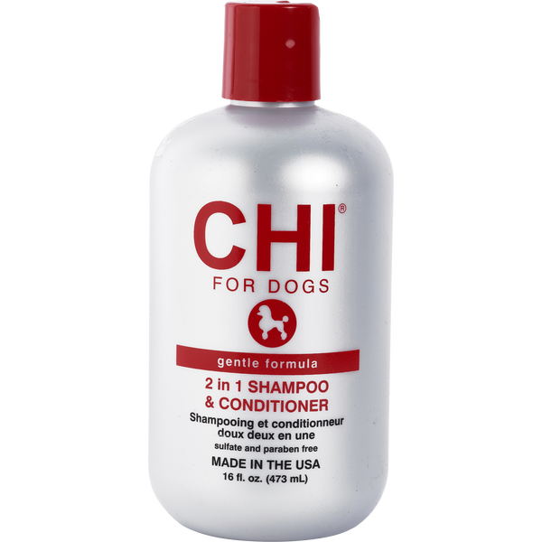 Chi For Dogs by Chi, Gentle Formula 2 In 1 Shampoo & Conditioner 16 oz