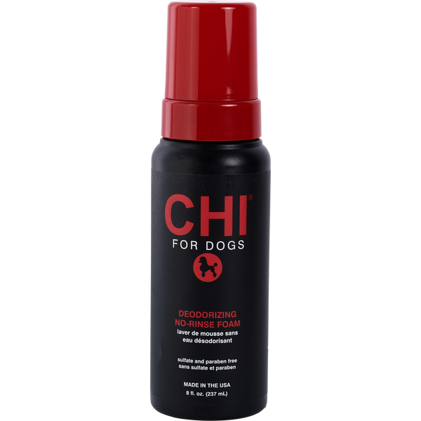 Chi For Dogs by Chi, Deodorizing No-Rinse Foam 8 oz