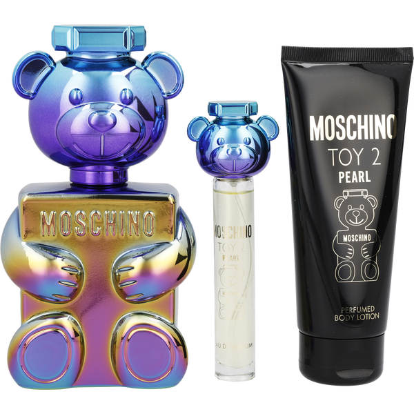 Moschino Toy 2 Pearl by Moschino, Eau De Parfum Spray 3.4 oz & Body Lotion 3.4 oz & Eau De Parfum Spray 0.34 oz Mini, image 2 of 2