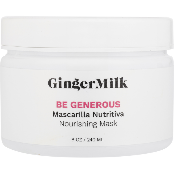 Ginger Milk by Ginger Milk, Be Generous Nourishing Mask 8 oz