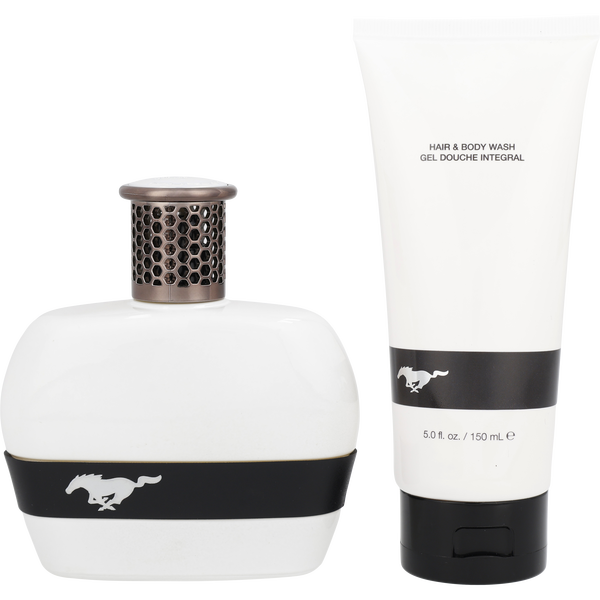 Ford Mustang White by Estee Lauder, Eau De Toilette Spray 3.4 oz & Hair And Body Wash 5 oz, image 2 of 2
