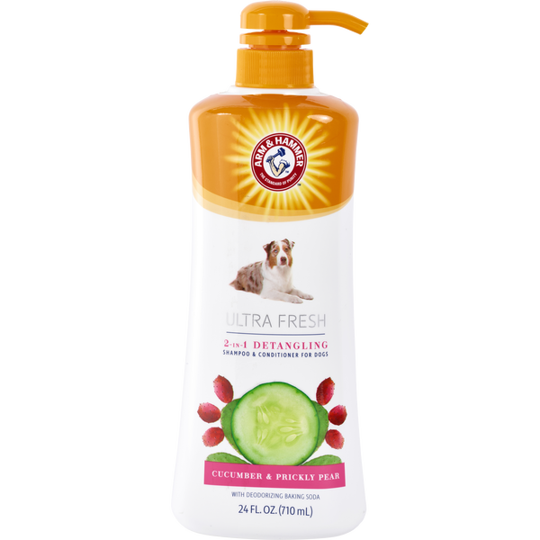 Arm & Hammer For Pets by Arm & Hammer, Ultra Fresh 2-In-1 Detangling Shampoo & Conditioner 24 oz