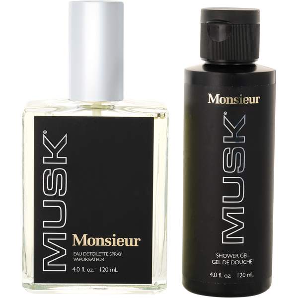 Monsieur Musk by Dana, Eau De Toilette Spray 4 oz & Shower Gel 4 oz, image 2 of 2