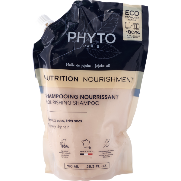 Phyto by Phyto, Nutrition Nourishing Shampoo Eco-Refil For Dry Hair L 25.3 oz