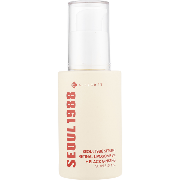 K-Secret by K-Secret, Seoul 1988 Serum: Retinal Liposome 2% + Black Ginseng 30ml/1.01oz