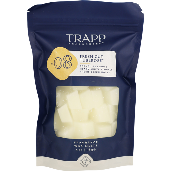 No. 08 Fresh Cut Tuberose by Trapp, Fragrance Wax Melts 4 oz