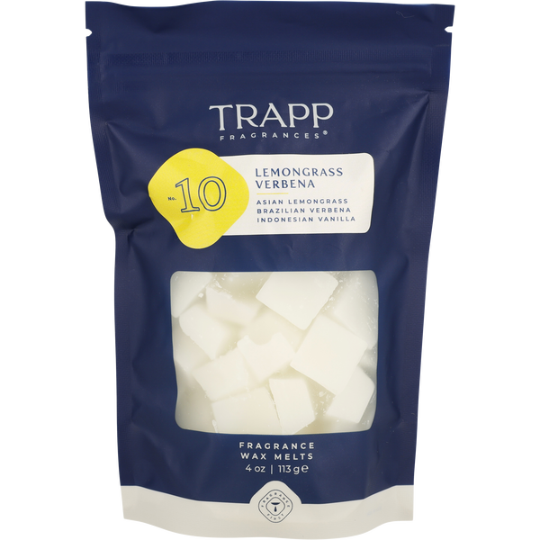 No. 10 Lemongrass Verbena by Trapp, Fragrance Wax Melts 4 oz