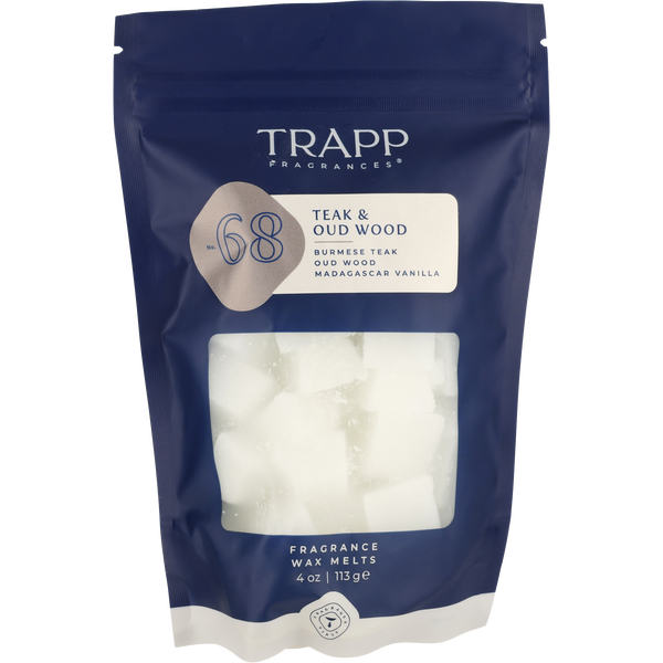 No. 68 Teak & Oud Wood by Trapp, Fragrance Wax Melts 4 oz