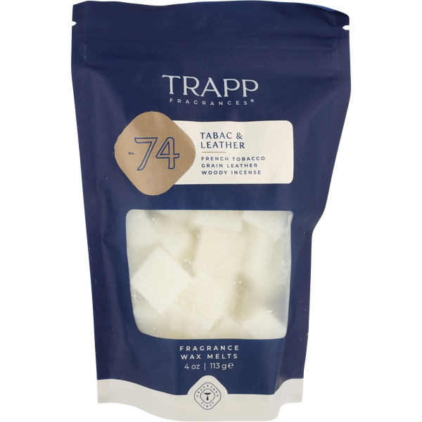 No. 74 Tabac & Leather by Trapp, Fragrance Wax Melts 4 oz