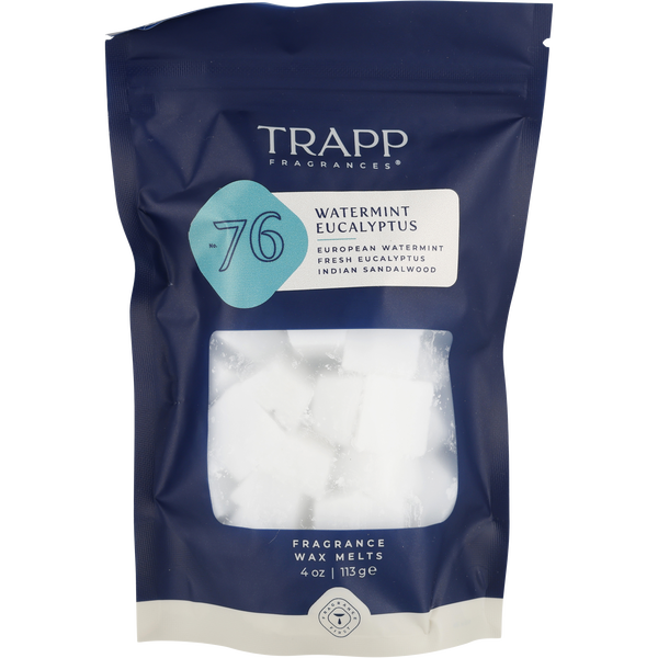 No. 76 Watermint Eucalyptus by Trapp, Fragrance Wax Melts 4 oz