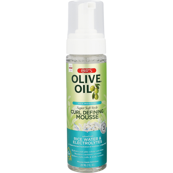 Ors by Ors, Ors Olive Oil Max Moisture Super Soft Style Curl Defining Mousse 7 oz