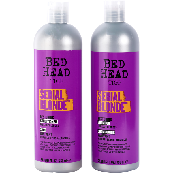 Bed Head by Tigi, 2 Piece Serial Blonde Tween Duo With Conditioner & Shampoo 25.36 oz Each