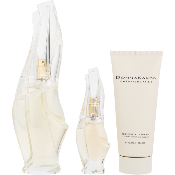 Cashmere Mist by Donna Karan, Eau De Parfum Spray 3.4 oz & Body Lotion 3.4 oz & Eau De Parfum 0.5 oz Mini, image 2 of 2