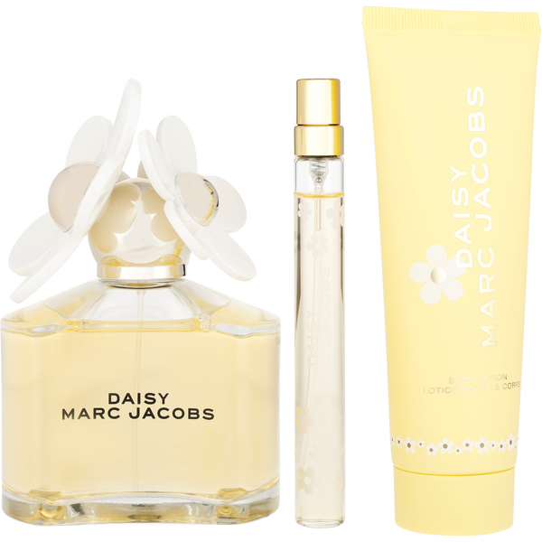 Marc Jacobs Daisy by Marc Jacobs, Eau De Toilette Spray 3.4 oz & Body Lotion 2.5 oz & Eau De Toilette Spray 0.33 oz Mini, image 2 of 2