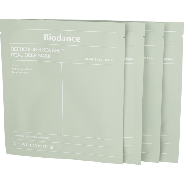 Biodance by Biodance, Refreshing Sea Kelp Real Deep Mask 4x34g/1.19oz